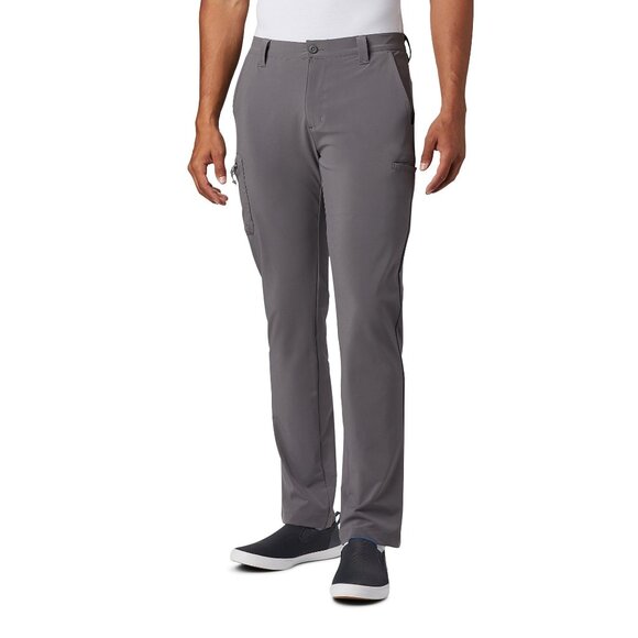 Columbia Men’s PFG Terminal Tackle Pants City Grey 38X34 Omni-Shade UPF 50+ - Picture 8 of 8